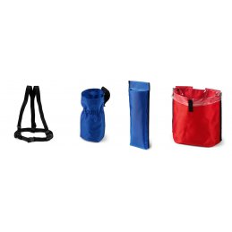 Zestaw akcesoriów Unilav szelki kieszeń na czyste, brudne mopy i na butelką - pureco.pl