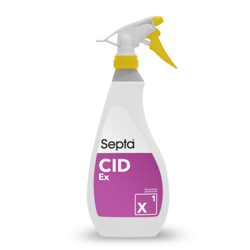 Cid Ex X1 - 0,75L - płyn 80% alkoholu do dezynfekcji powierzchni przeciw wirusom - pureco.pl