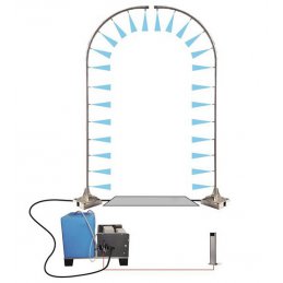 ADI Idrobase - profesjonalna brama do kurtyny dezynfekującej dla ludzi - pureco.pl