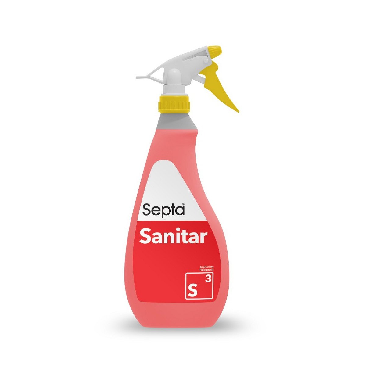 Sanitar S3 - 0,75L - profesjonalny kwaśny płyn do usuwania kamienia wodnego i złogów mydła z kabiny prysznicowej - pureco.pl