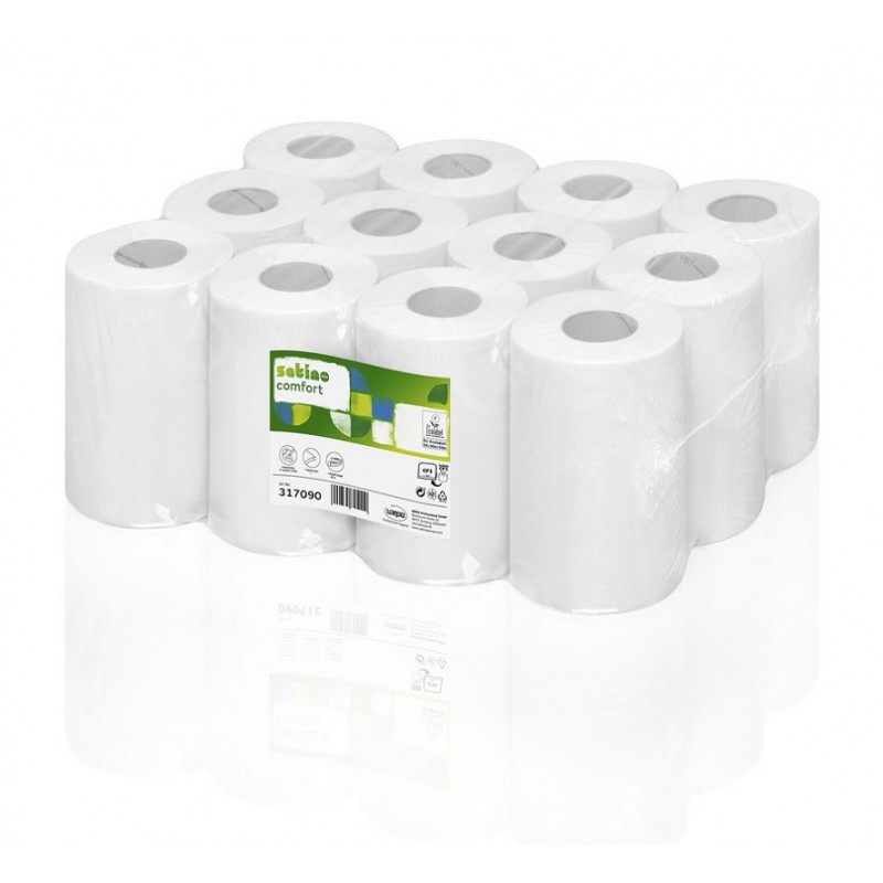 Ręcznik papierowy w roli centralnego dozowania makulatura Comfort, 68 m, 12 szt, 2 warstwy Wepa 317090-pureco.pl
