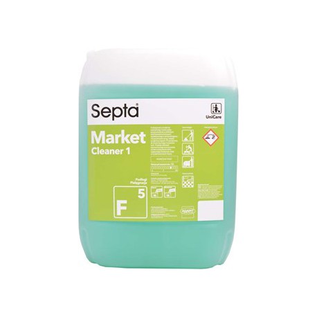 Septa Market Cleaner 1  F 5 profesjonalny płyn do mycia podłóg z oczyszczanie porów - pureco.pl