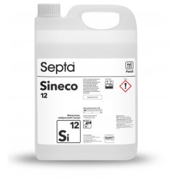 Septa Sineco 12 Si12 profesjonalny płyn do maszynowego płukania naczyń w zmywarkach gastronomicznych twarda woda
