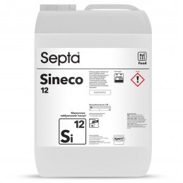 Septa Sineco 12 Si12 profesjonalny płyn do maszynowego płukania naczyń w zmywarkach gastronomicznych twarda woda