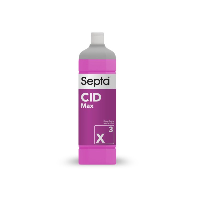 Septa Cid Max X3 płyn koncentrat do dezynfekcji powierzchni pełne spektrum grzyby i wirusy -pureco.pl