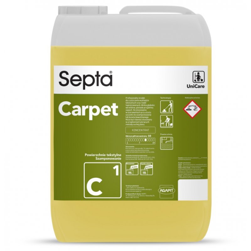Septa Carpet C 1 profesjonalny płyn do prania dywanu i tapicerki