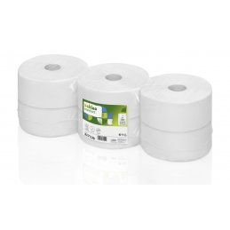 Papier toaletowy Jumbo Maxi JT2 duża rolka makulatura Comfort, 380 m, 6 rolek 317130