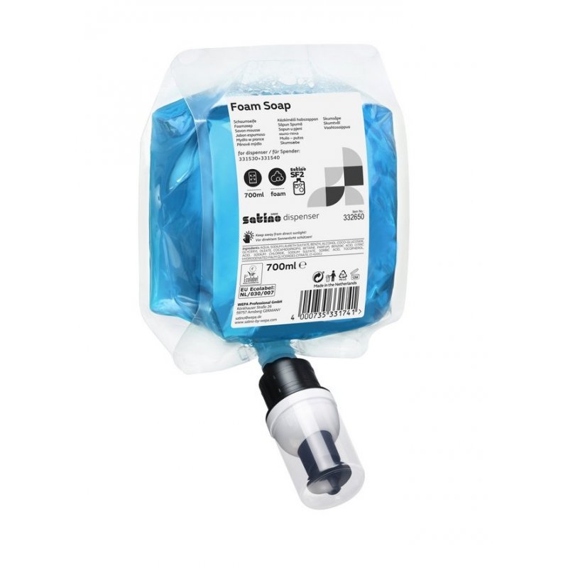 Mydło w piance woreczek 700 ml 332650 wepa satino pureco.pl