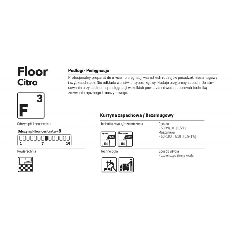 Septa Floor F3 Fresh Citro / charakterystyka produktu