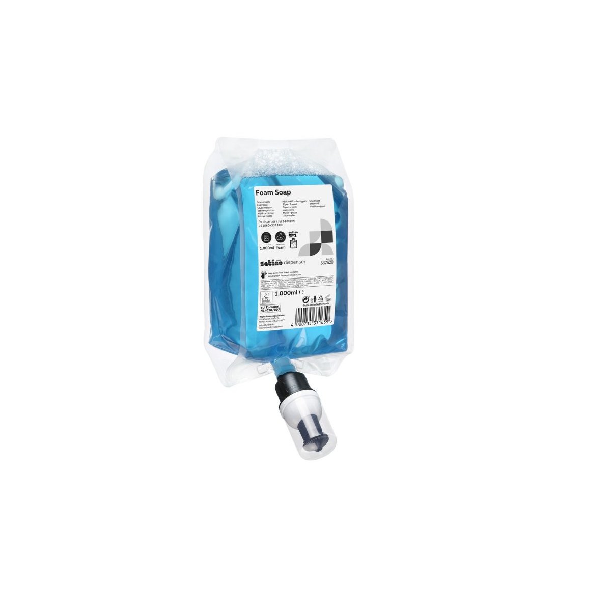 Profesjonalne mydło w piance Sationo SF1 od Wepa 332620 1000 ml