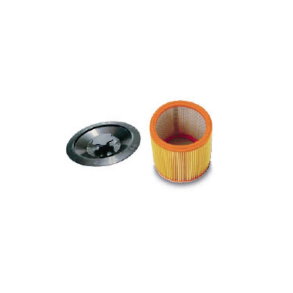Papierowy filtr + pierścień do mocowania do odkurzaczy Portotecnica Topper 2/78 W&D oraz Topper 3/78 W&D DFS Pureco