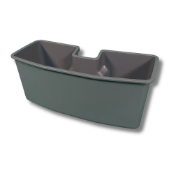 Szara kuweta do wózka OneFred Pureco