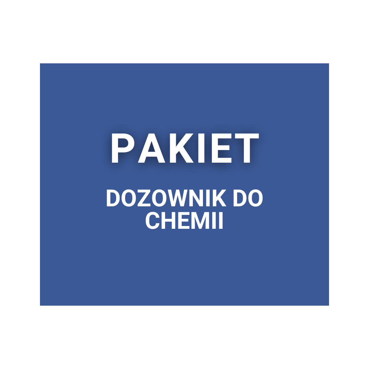 Pakiet Dozownik do chemii Pureco