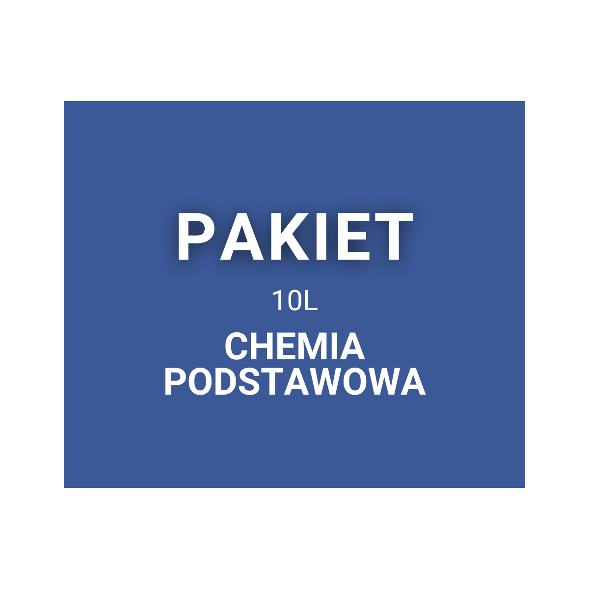 Pakiet chemia podstawowa 10L  Pureco