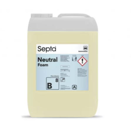Septa Neutral Foam B8 piana aktywna o neutralnym pH do myjni samochodowych Pureco