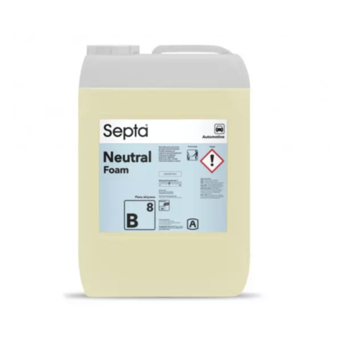 Septa Neutral Foam B8 piana aktywna o neutralnym pH do myjni samochodowych Pureco