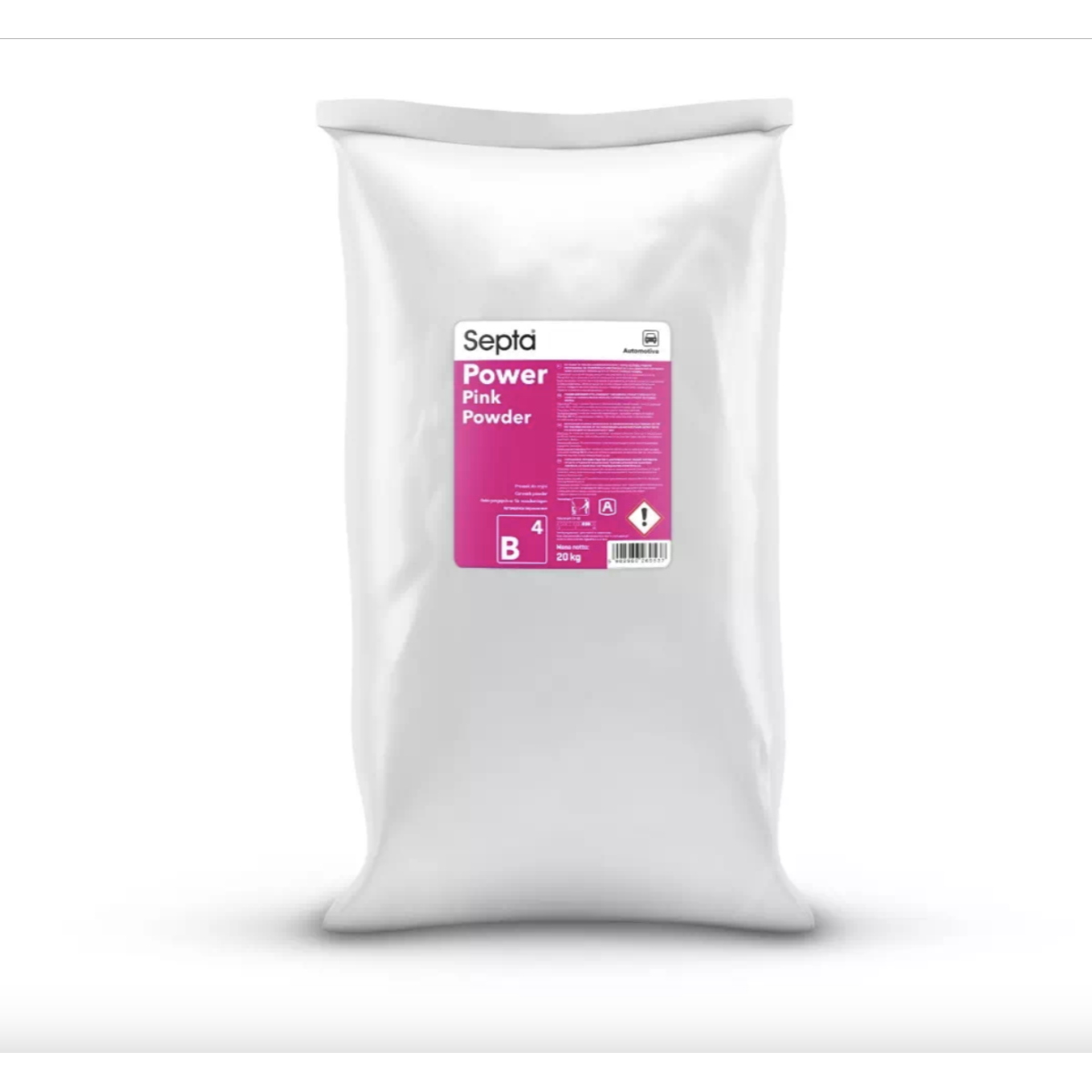 Septa Power Pink Powder B4 proszek do czyszczenia chemicznego w wysokociśnieniowych myjniach Pureco