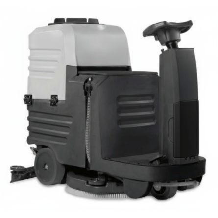 Avanta 55 mała samojezdna maszyna do mycia podłóg z siedziskiem.