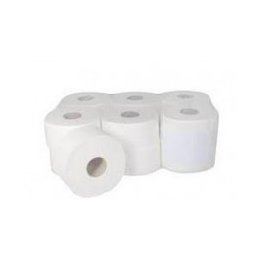 Papier toaletowy duża rolka Jumbo biały makulatura eco premium12 szt.