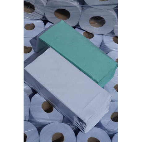 Ręcznik ZZ Biały 4000 Eco makulatura premium jedna warstwa