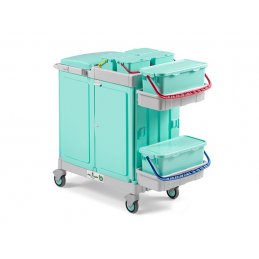 Ab Plus system Alpha wózek serwisowy do placówek medycznych z pełnym zamknięciem