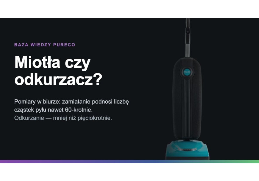 Miotła czy odkurzacz? Pomiary pokazują 60-krotny wzrost pyłu przy zamiataniu