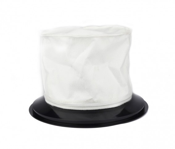 Filtr bawełniany biały na plastikowej czarnej obręczy