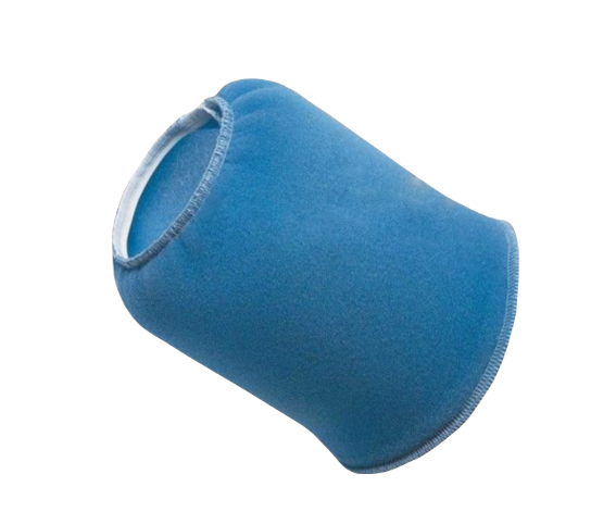 Niebieski filtr do odkurzacza wykonany z gąbki