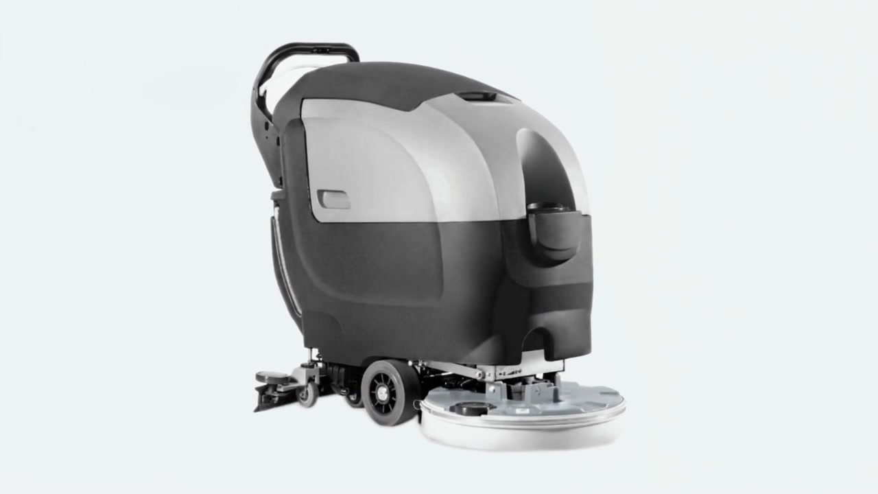 Fabula 50 BT — szorowarka prowadzona z trakcją i szczotką tarczową Ø 510 mm