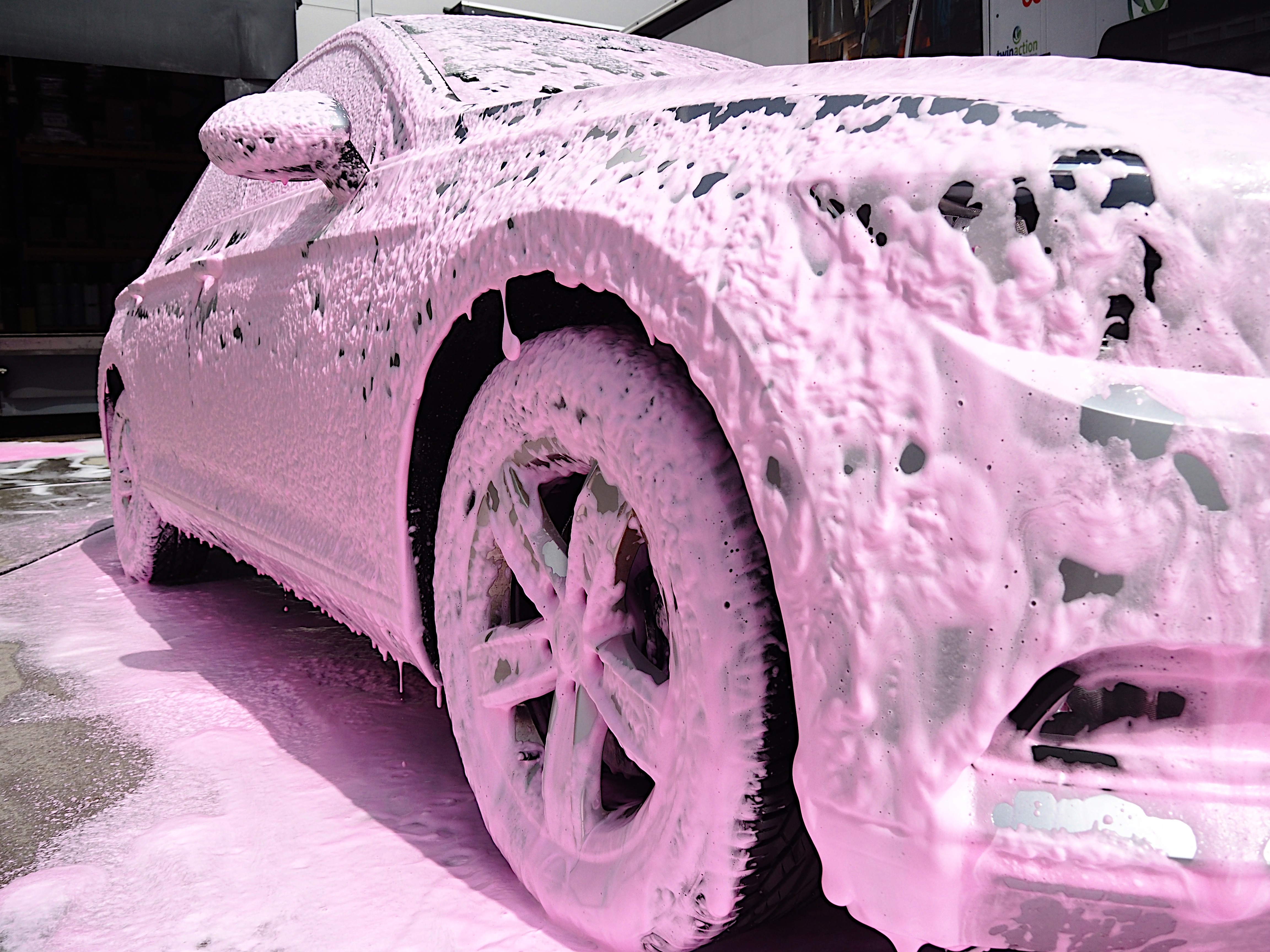 Karoseria umyta preparatem Septa Truck T3 / Pureco